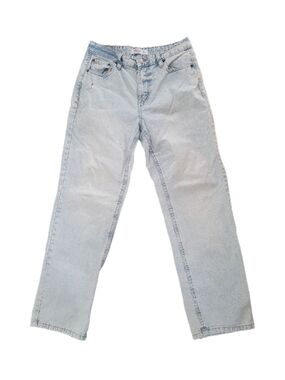 AEROPOSTALE Super High - Rise Light Wash Straight Leg Jeans Size 8/29W